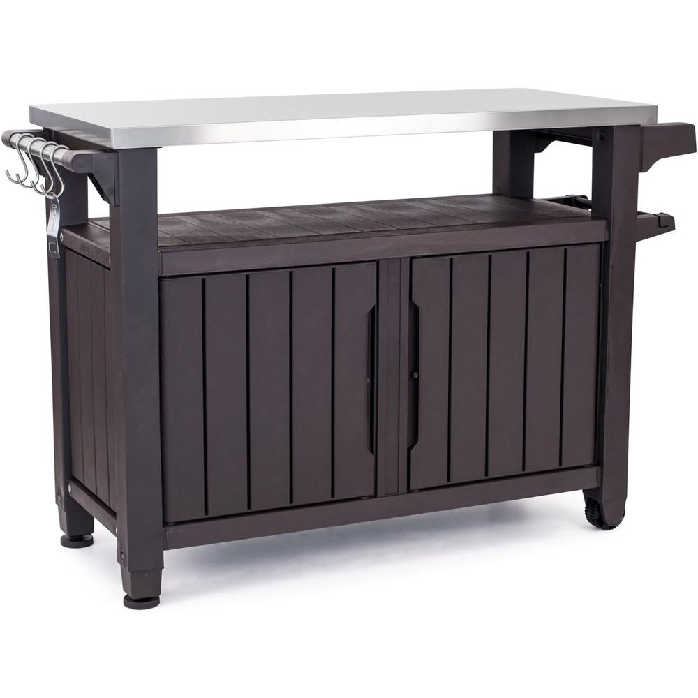 Outdoor Furniture Europe - Outdoor Rolling Table Cart for Food