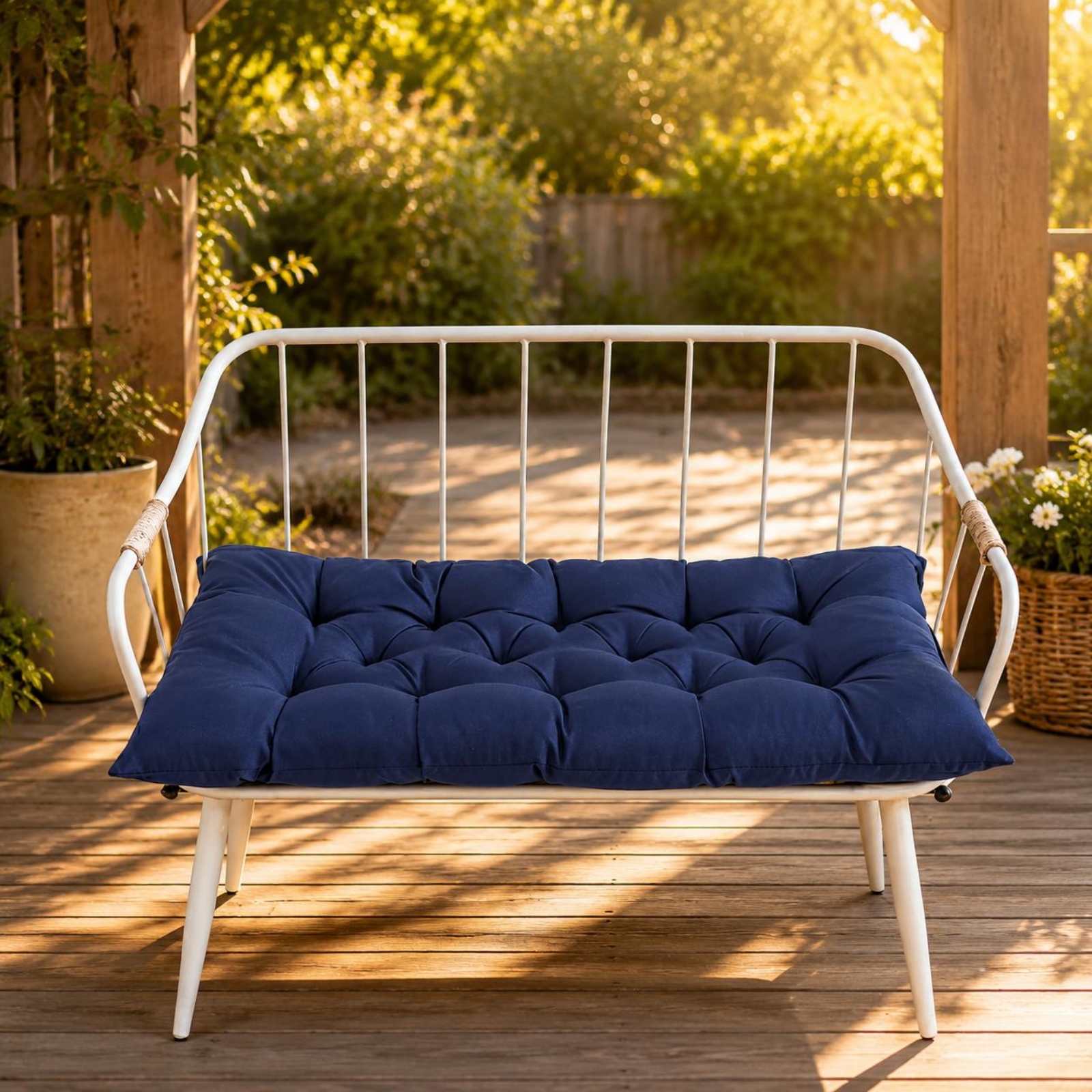 Outdoor Furniture Balcony - Waterproof Bench Cushion Sunproof Garden Bench