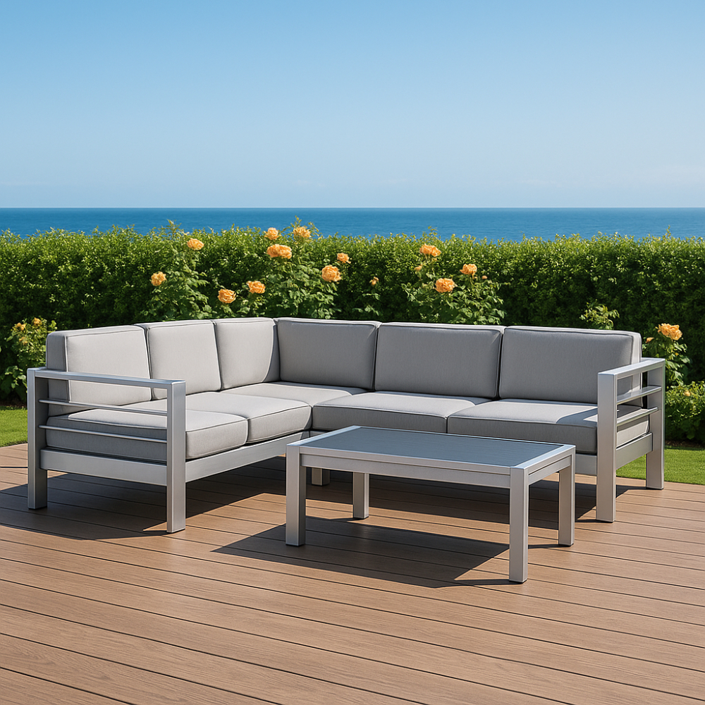 Outdoor Furniture Europe - Hotel Modern Aluminum Outdoor Furniture Villa