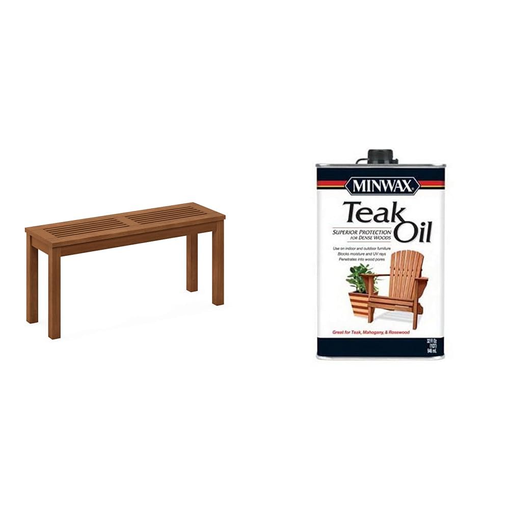 Outdoor Backless Bench With Te - Outdoor Furniture Oil Teak のレビューと価格
