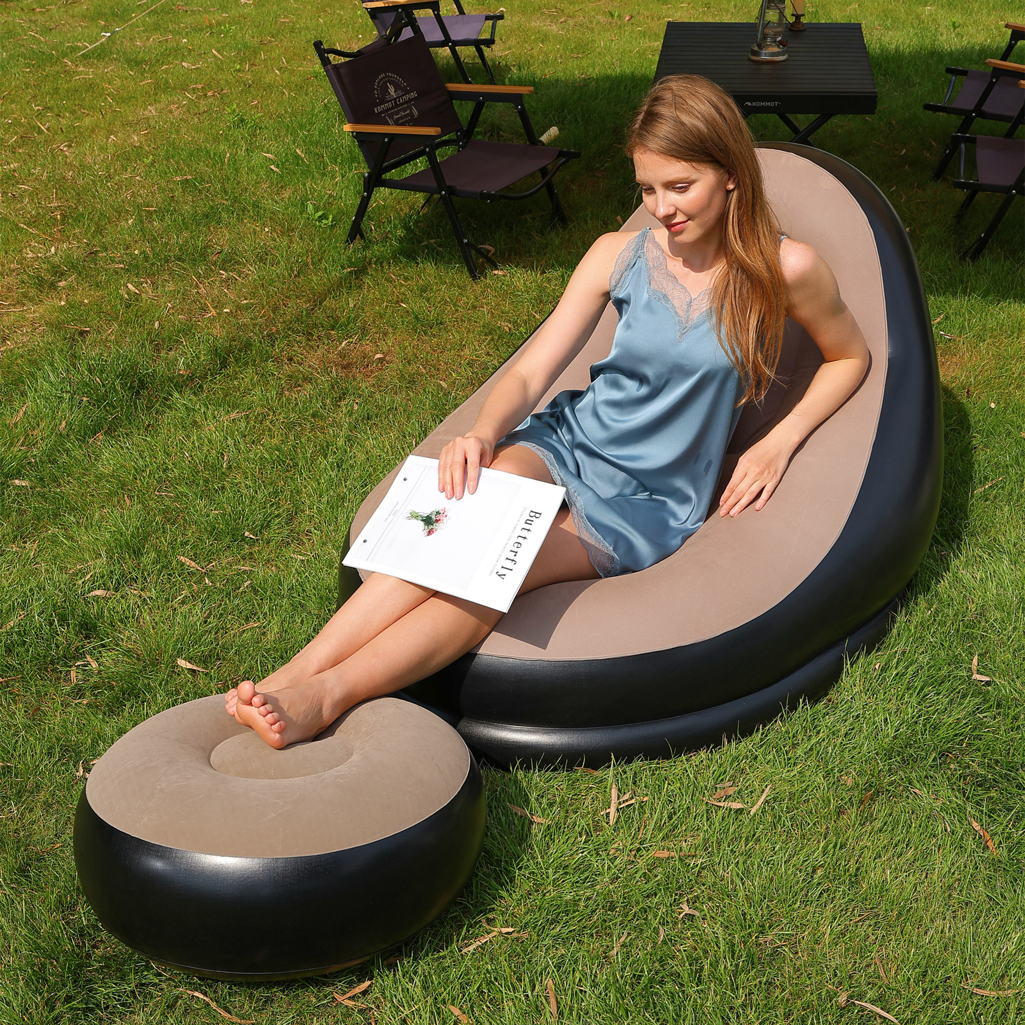 Lazy Couch Sofas Inflatable Ch - Outdoor Furniture Lounge Chair のレビューと価格
