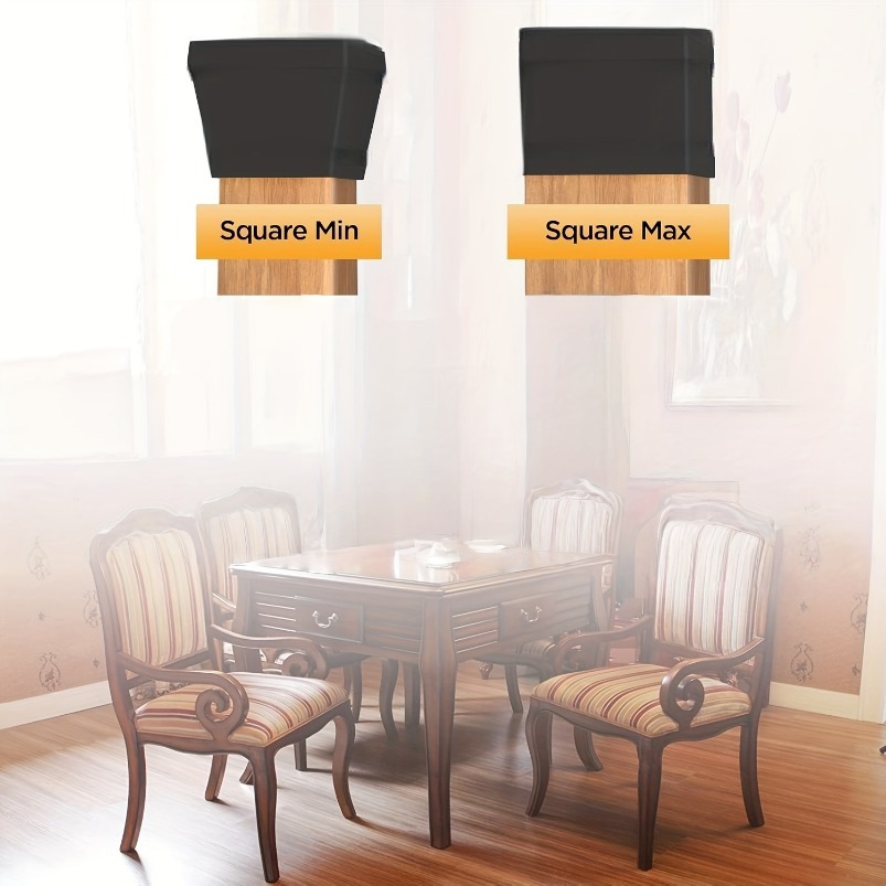 12pcs Large Silicone Chair & T - Outdoor Furniture Leg Protectors のレビューと価格