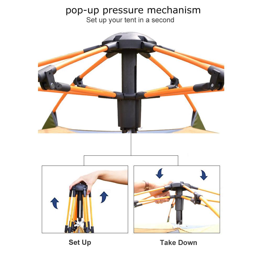 Desert&Fox 3-4 Person Dome Aut - Gazebo Pop Up のレビューと価格