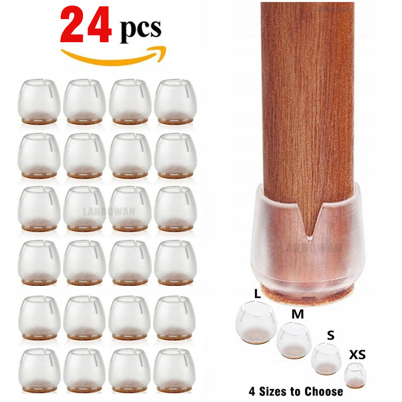 24pcs Silicone Chair Leg Prote - Outdoor Furniture Leg Protectors のレビューと価格