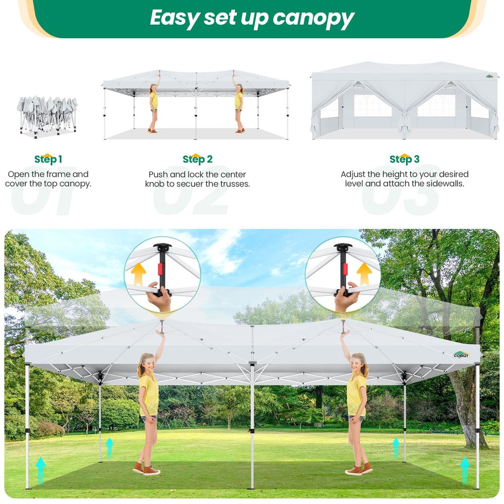 Canopy 10x20 Pop Up Canopy Ten - Gazebo Pop Up のレビューと価格