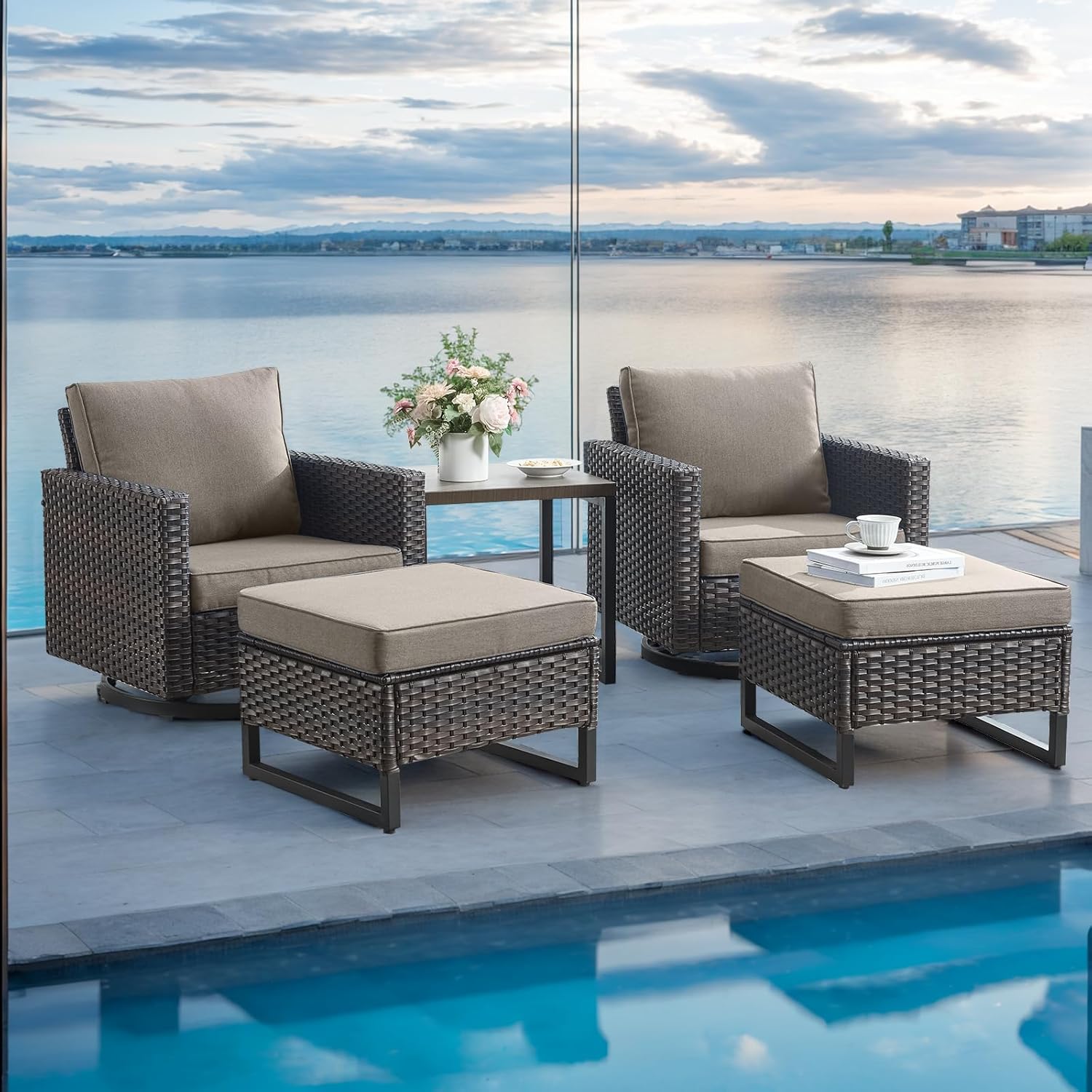 Wicker Outdoor Patio Furniture - Outdoor Furniture Metal Chairs のレビューと価格