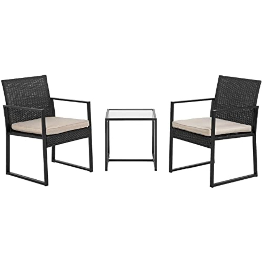FDW 3 Pieces Outdoor Patio Fur - Outdoor Furniture Balcony のレビューと価格