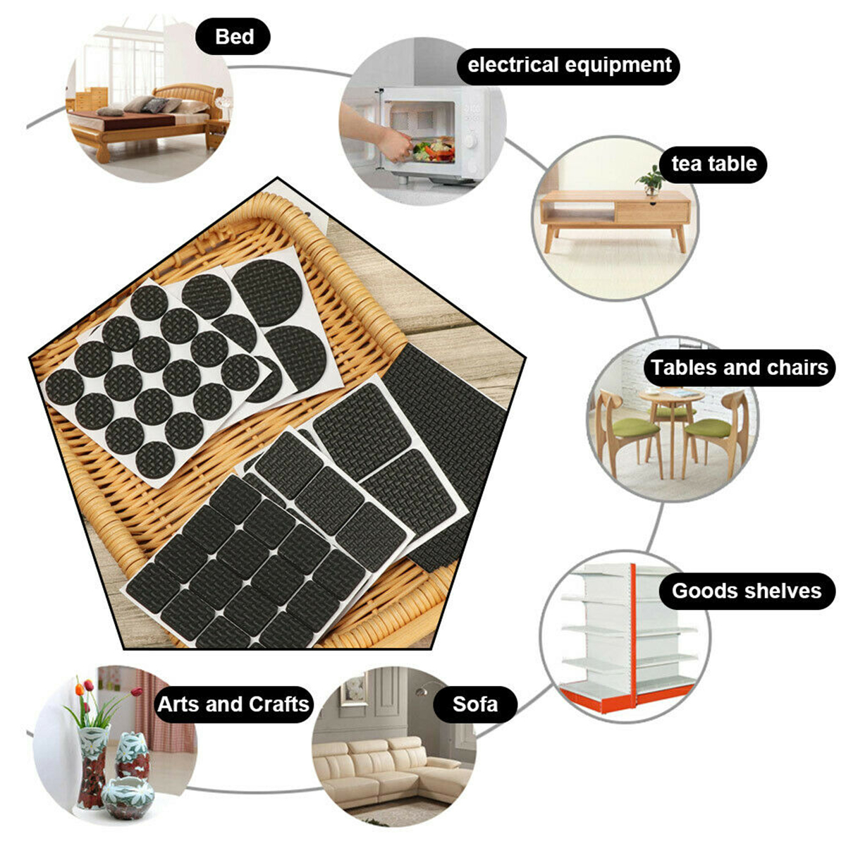 Furniture Pads Floor Protector - Outdoor Furniture Leg Protectors のレビューと価格