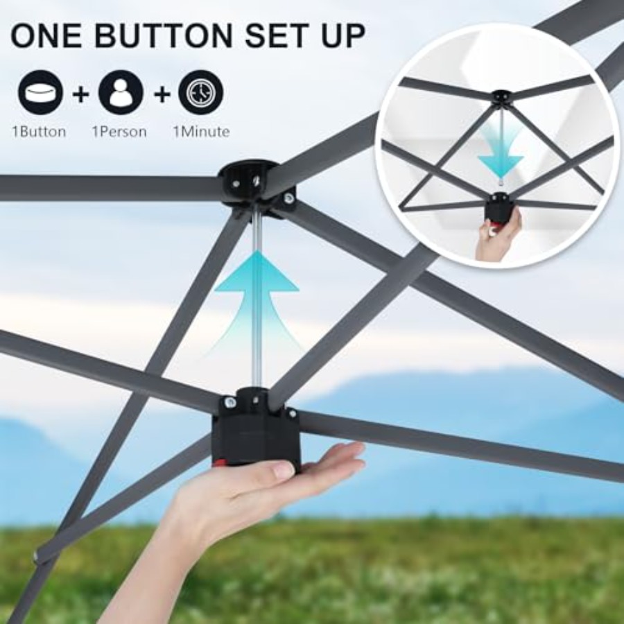 Pop Up Gazebo Tent for Outdoor - Gazebo Pop Up のレビューと価格