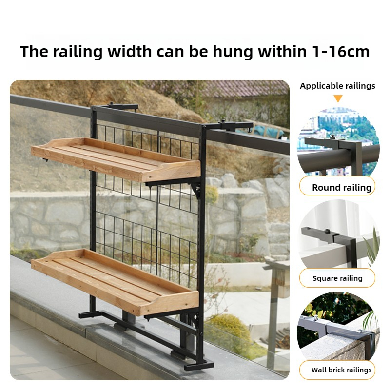 Wood Tiered Balcony Railing Pl - Outdoor Furniture Balcony のレビューと価格
