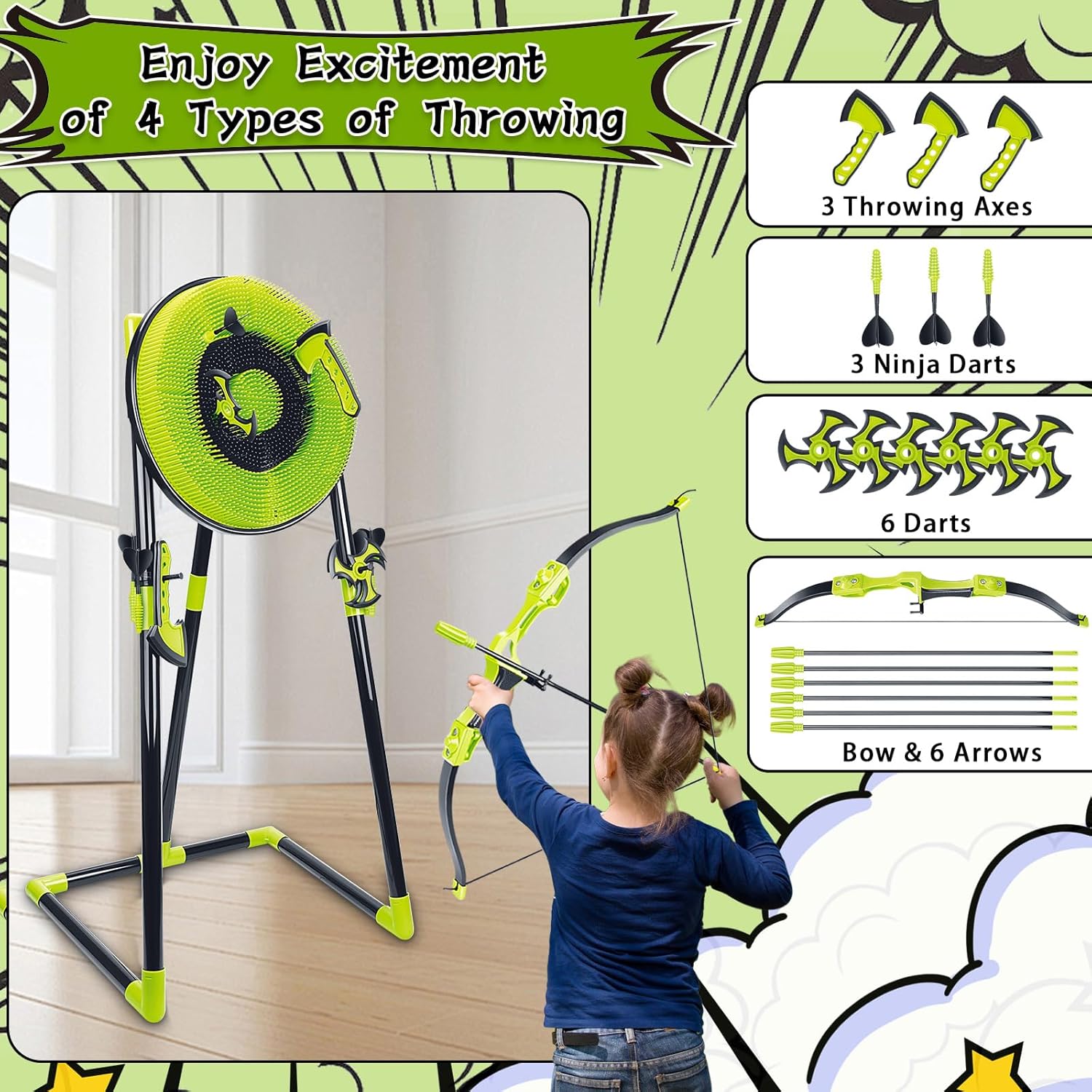 4 in 1 Axe Throwing Target Set - Outdoor Furniture Target のレビューと価格