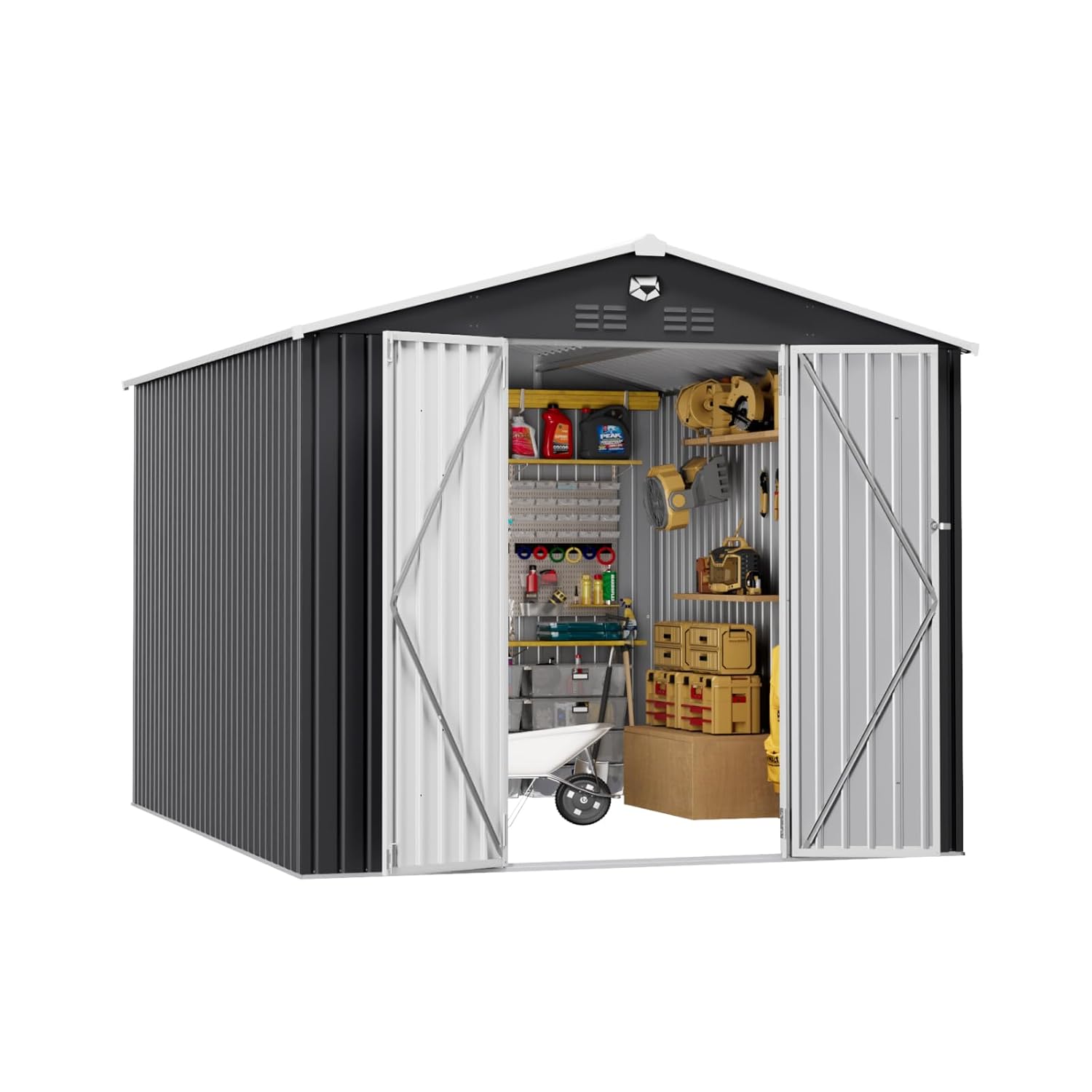 10x12 FT Metal Outdoor Storage - Outdoor Furniture Sale のレビューと価格
