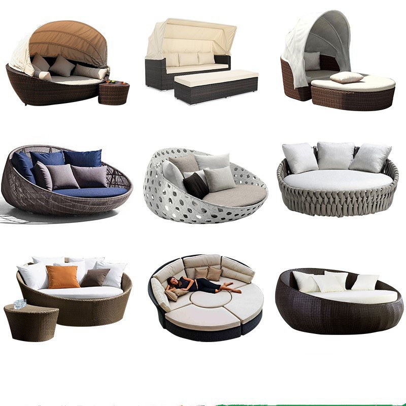 Outdoor bed leisure pool large - Outdoor Furniture Metal Chairs のレビューと価格