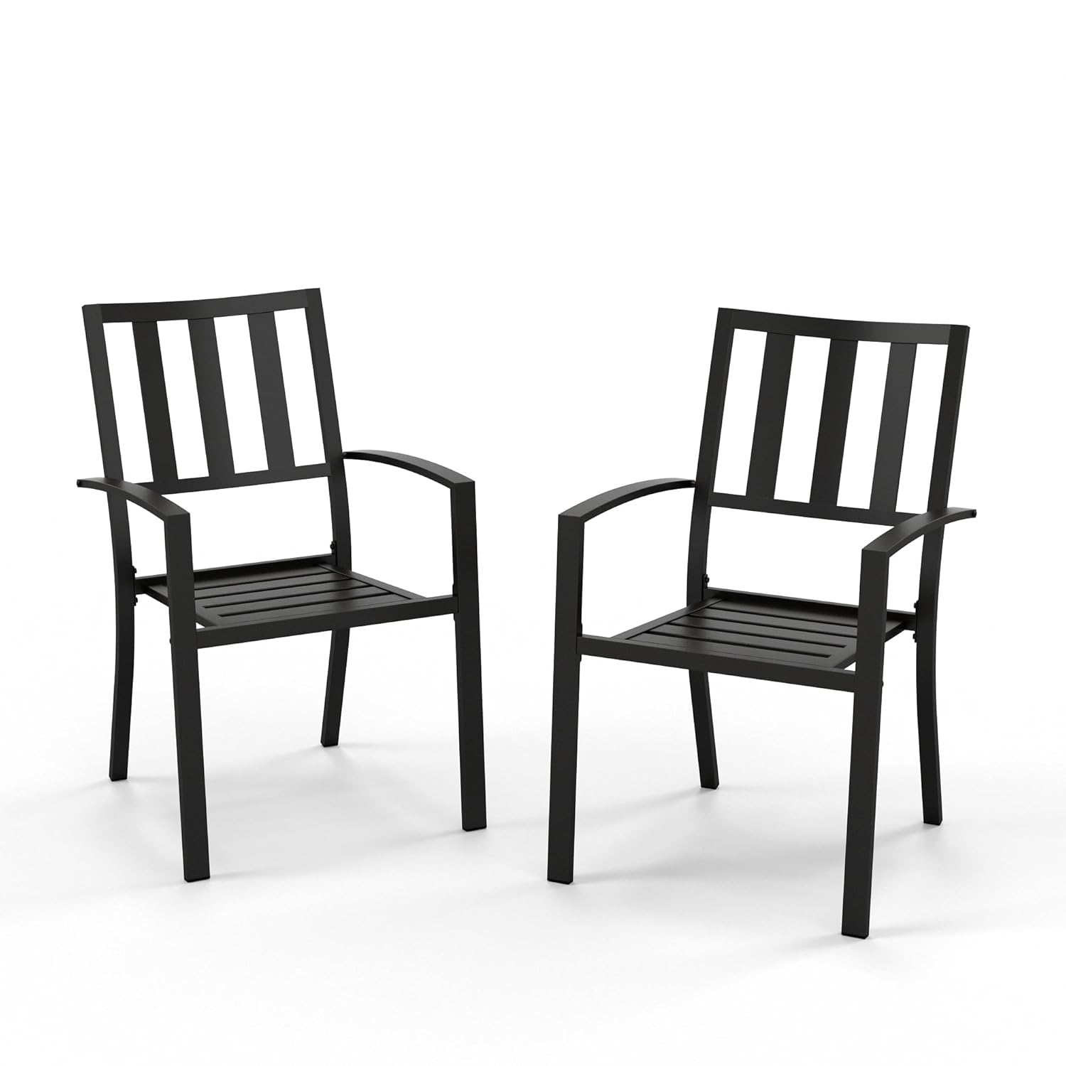 2-Pack Stackable Wrought-Iron  - Outdoor Furniture Europe のレビューと価格