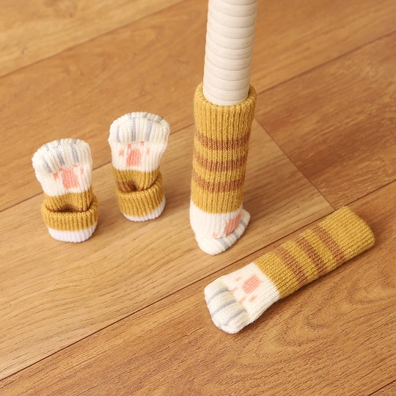 4Pcs/Set Creativity Cat Paw Ta - Outdoor Furniture Leg Protectors のレビューと価格