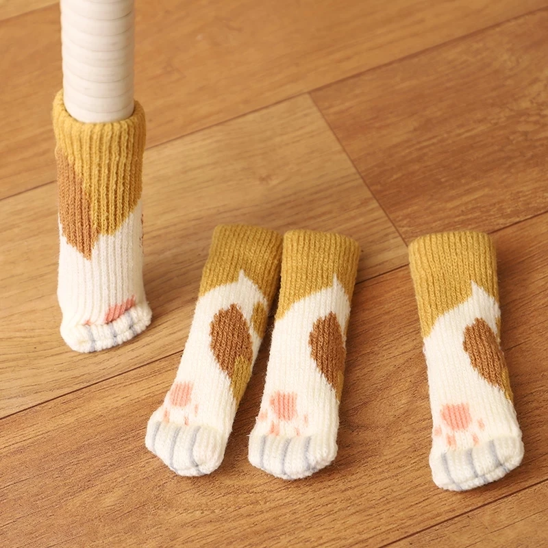 4Pcs/Set Creativity Cat Paw Ta - Outdoor Furniture Leg Protectors のレビューと価格