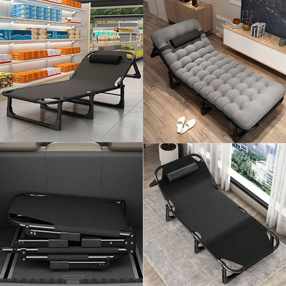 Cot, 4 Positions Adjustable Re - Outdoor Furniture Lounge Chair のレビューと価格