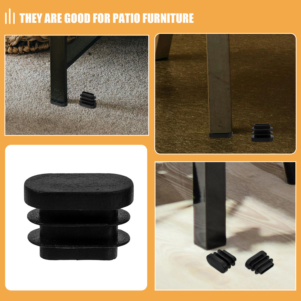 30Pcs Oval Plastic Table Chair - Outdoor Furniture Leg Protectors のレビューと価格