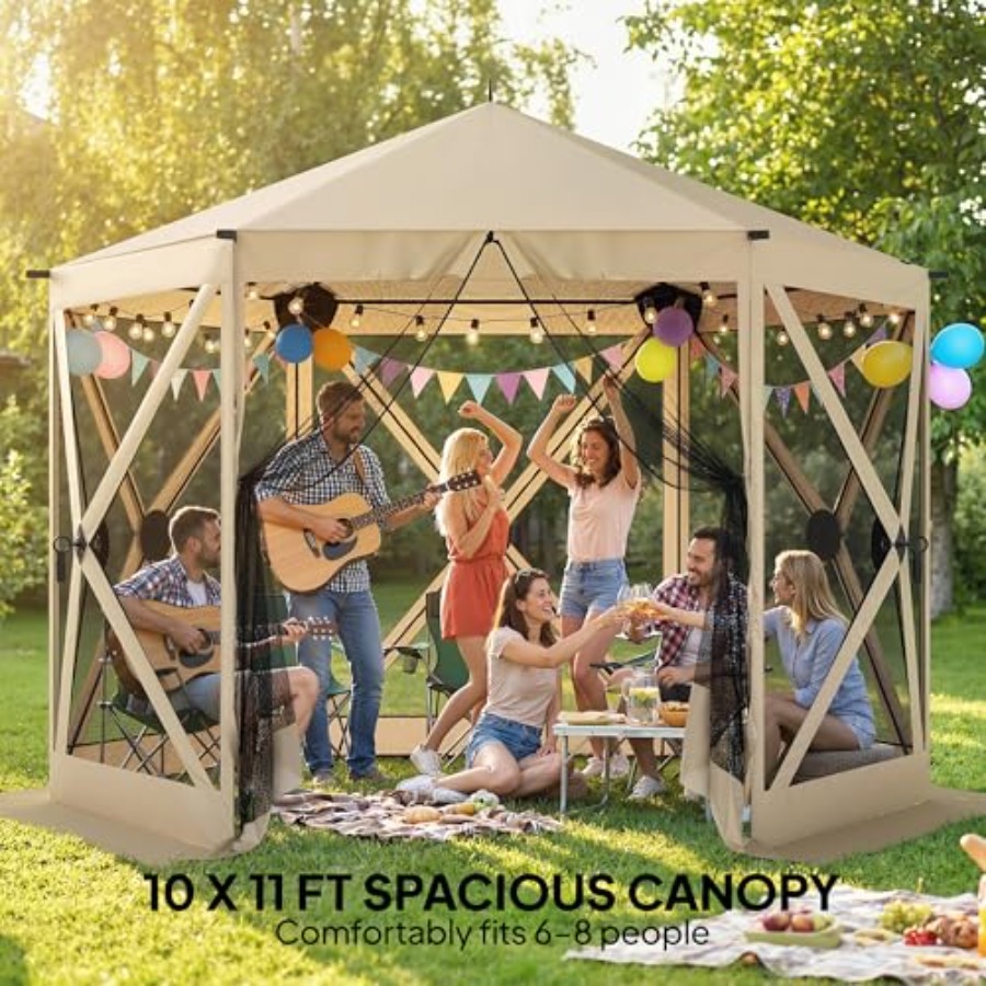 Outdoor portable 10x11 ft pop- - Gazebo Pop Up のレビューと価格