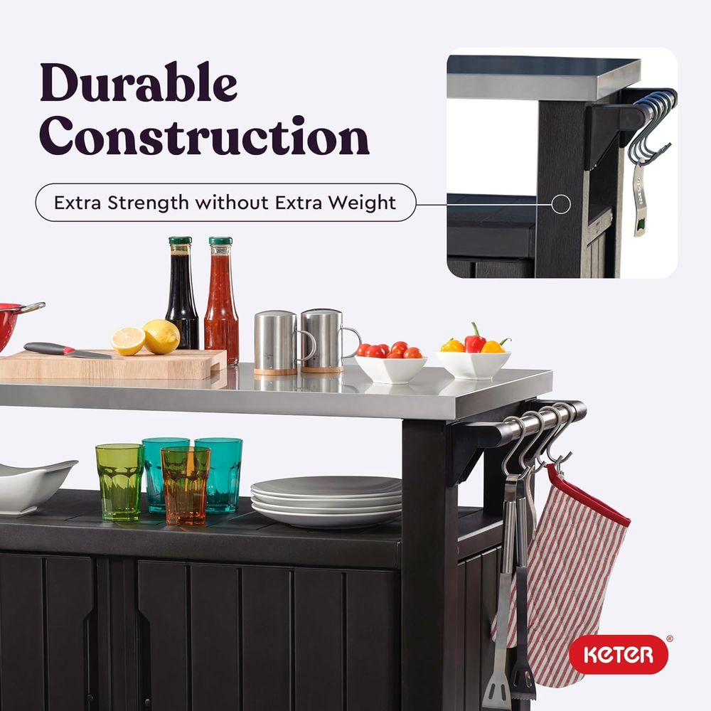 Outdoor Rolling Table Cart for - Outdoor Furniture Europe のレビューと価格