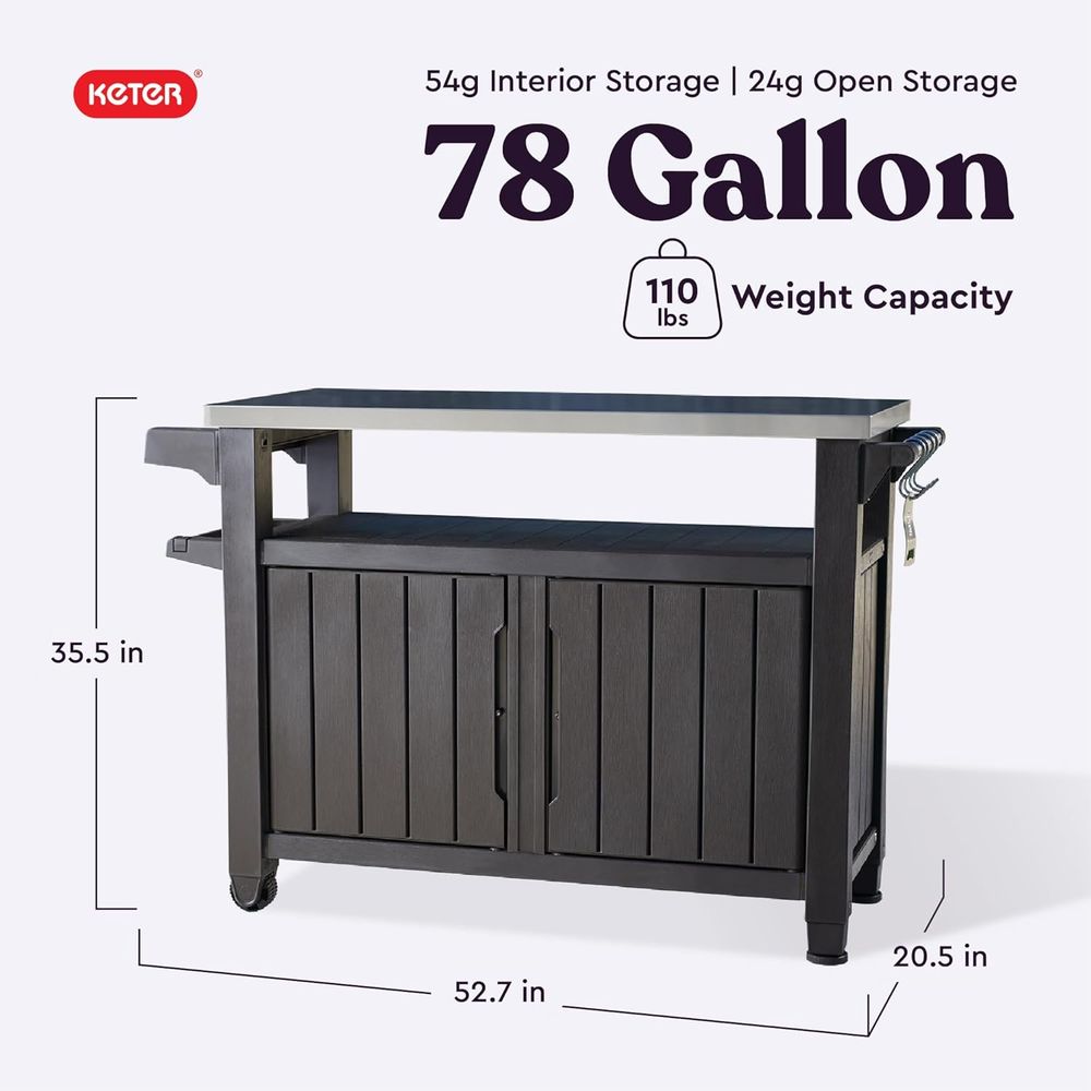 Outdoor Rolling Table Cart for - Outdoor Furniture Europe のレビューと価格
