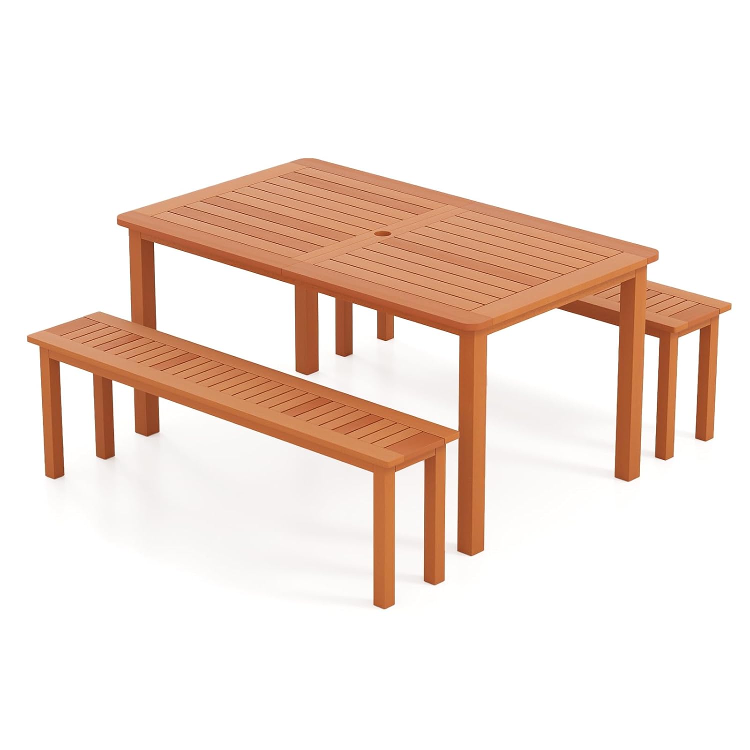 3 Piece Solid Wood Patio Dinin - Outdoor Furniture Oil Teak のレビューと価格