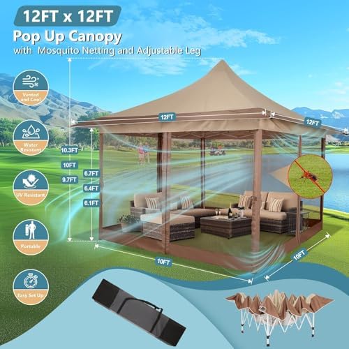 12x12 Pop Up Gazebo On Clearan - Gazebo Pop Up のレビューと価格