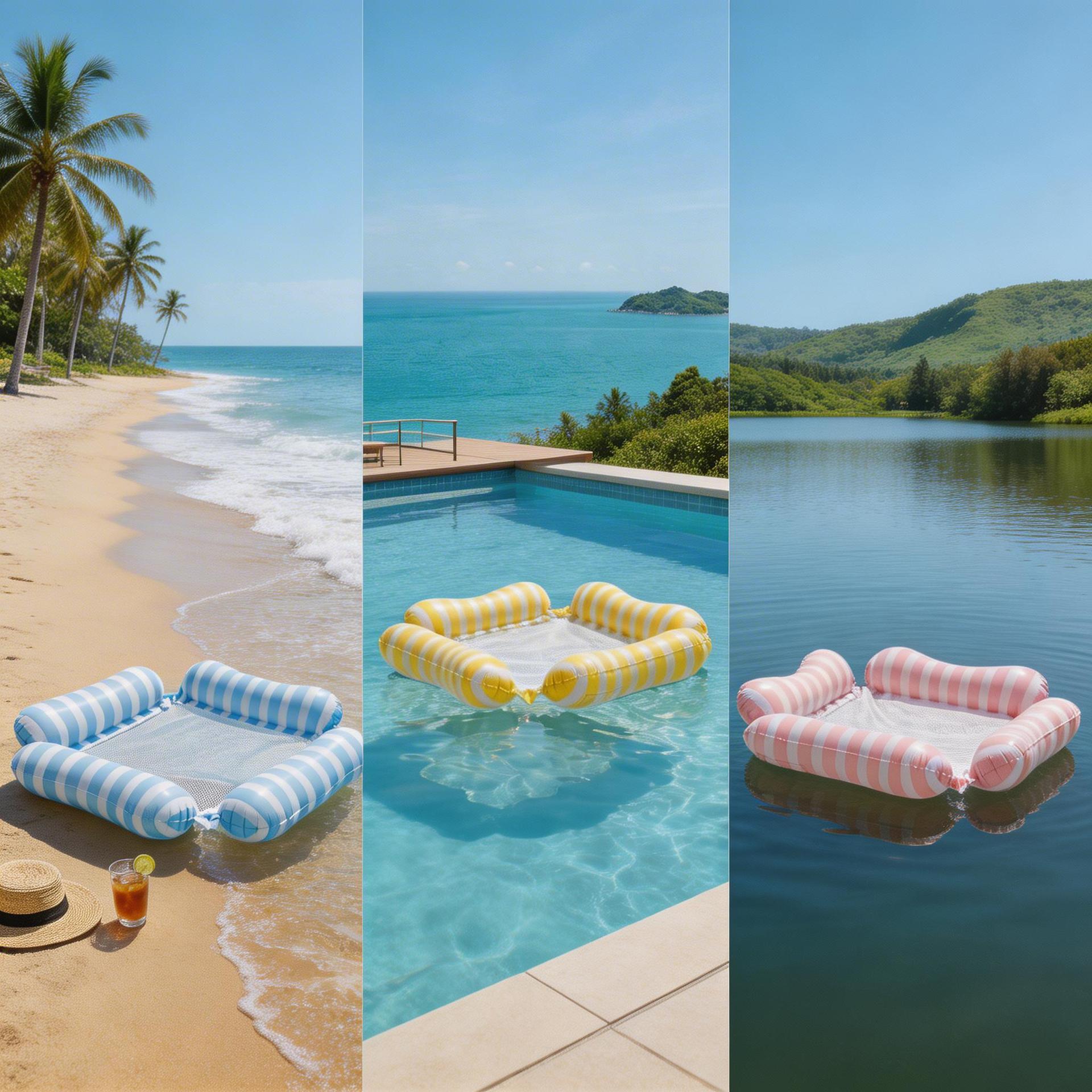 Foldable Mesh Water Floating B - Outdoor Furniture Lounge Chair のレビューと価格