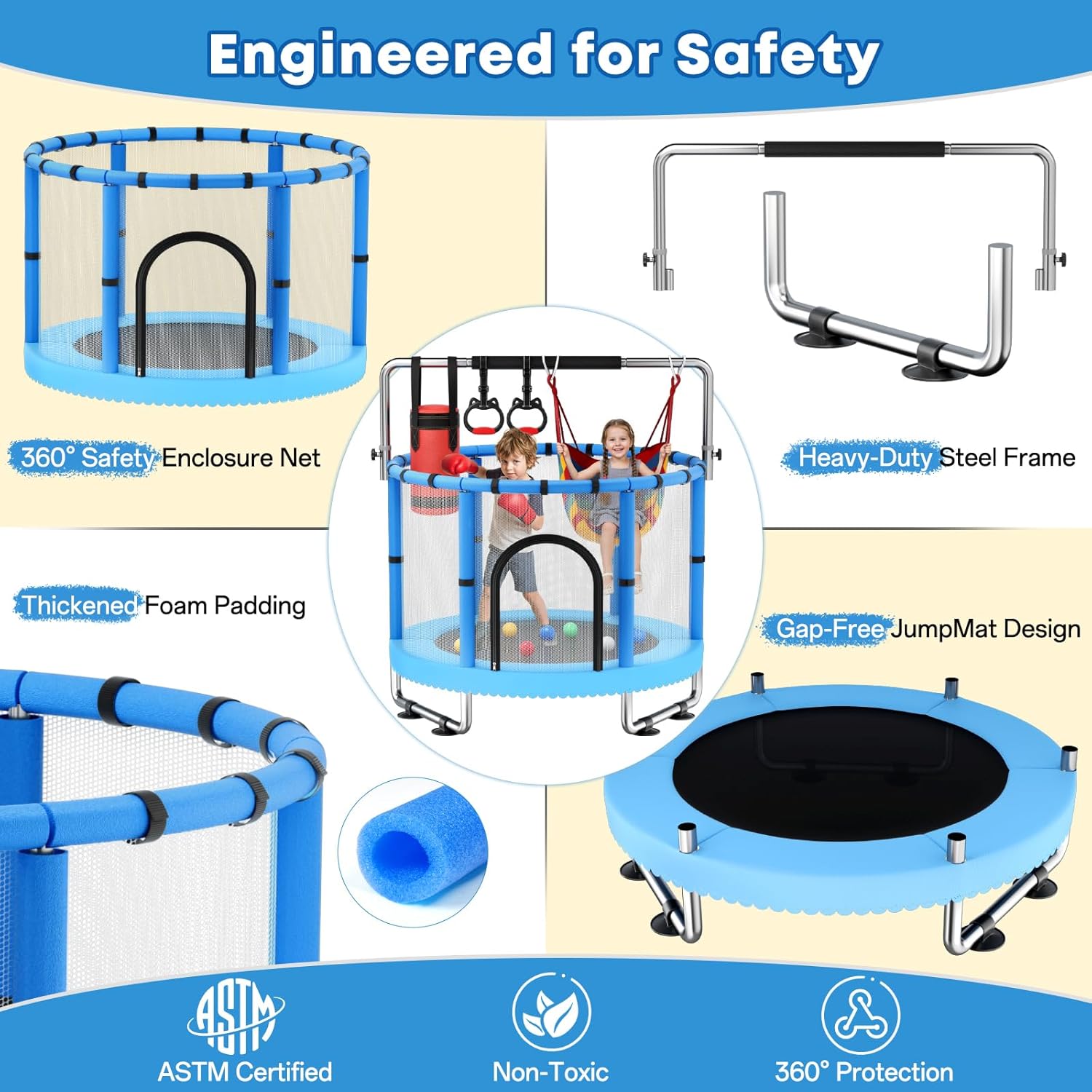 Toddler Trampoline,Trampoline  - Outdoor Furniture Sale のレビューと価格