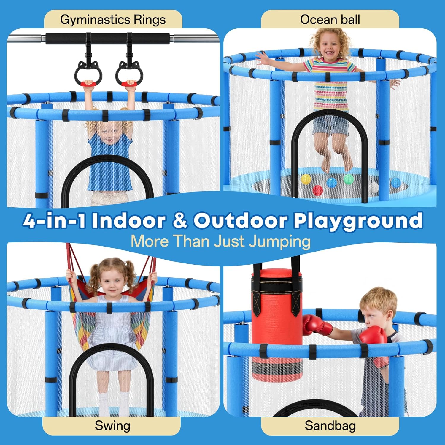 Toddler Trampoline,Trampoline  - Outdoor Furniture Sale のレビューと価格