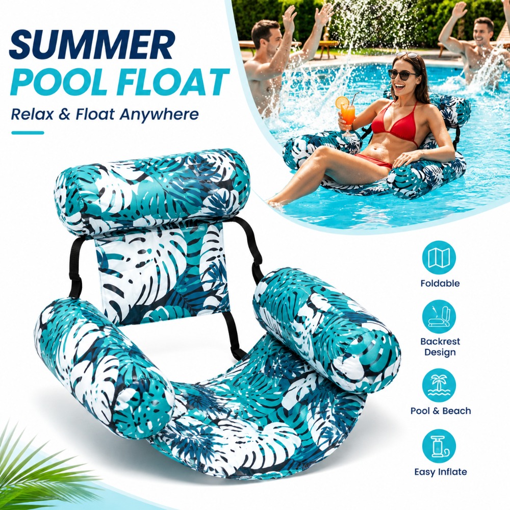 Heavy Duty Blow Up Pool Chair  - Outdoor Furniture Lounge Chair のレビューと価格