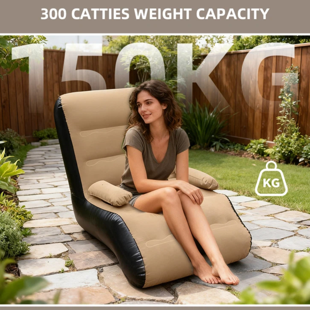 Inflatable Lounger Sofa with S - Outdoor Furniture Balcony のレビューと価格