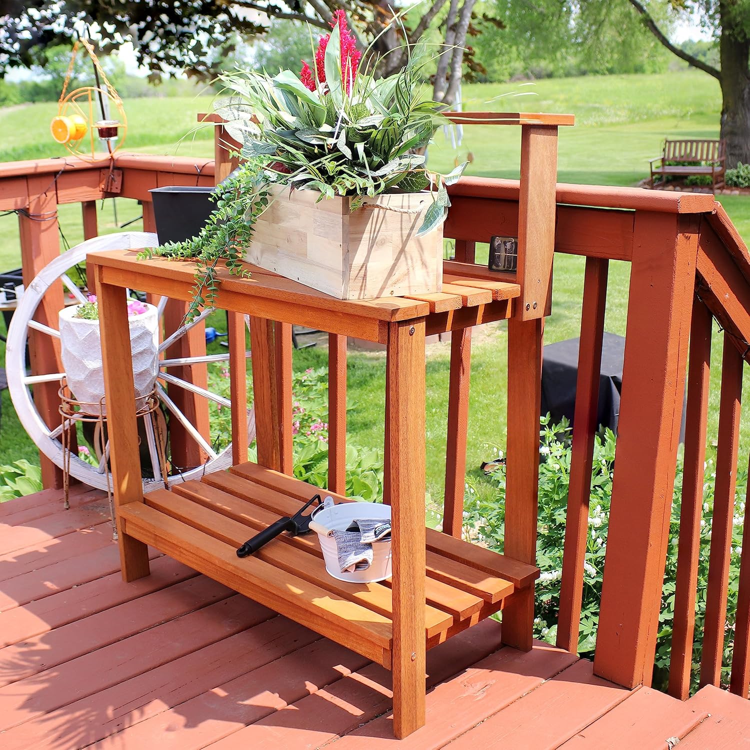 Sunnydaze 42-Inch Meranti Wood - Outdoor Furniture Oil Teak のレビューと価格