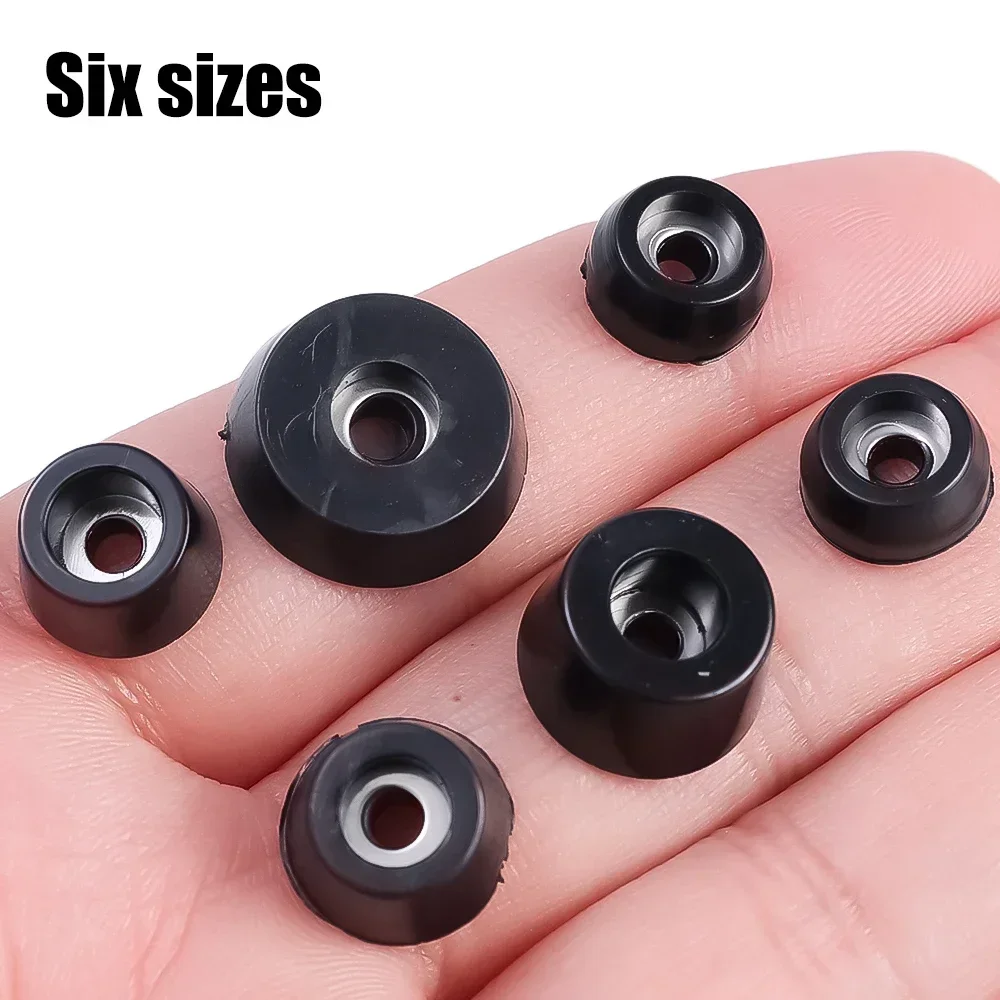 80/8Pcs Black Rubber Feet Pads - Outdoor Furniture Leg Protectors のレビューと価格
