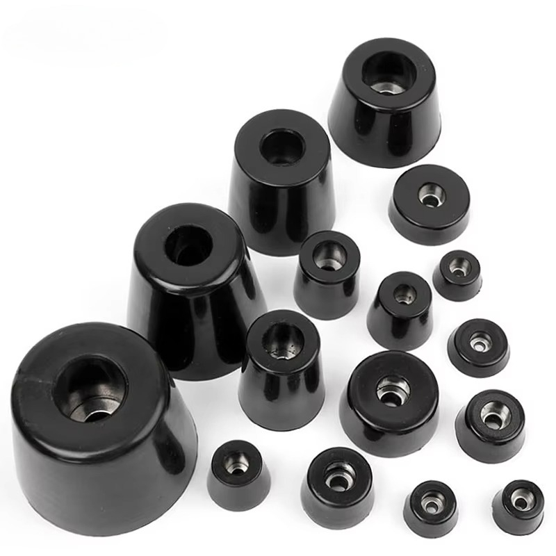 80/8Pcs Black Rubber Feet Pads - Outdoor Furniture Leg Protectors のレビューと価格