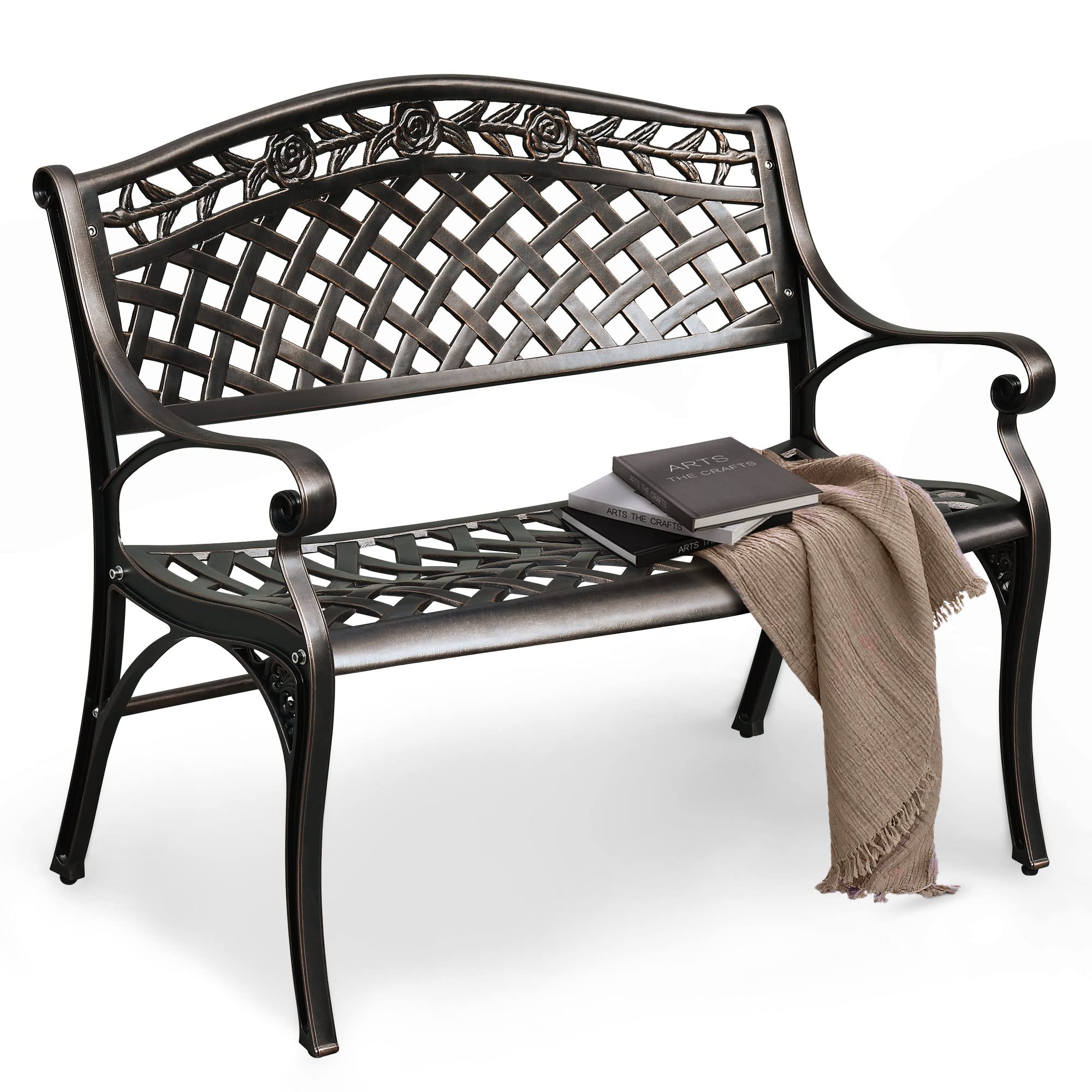 Elegant 39.4 Inch Cast Aluminu - Outdoor Furniture Europe のレビューと価格