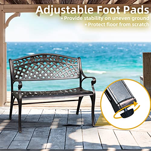 Elegant 39.4 Inch Cast Aluminu - Outdoor Furniture Europe のレビューと価格