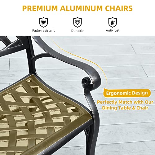 Elegant 39.4 Inch Cast Aluminu - Outdoor Furniture Europe のレビューと価格