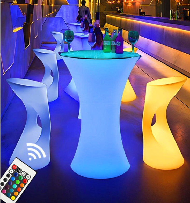 Portable LED Bar Counter Table - Outdoor Furniture Europe のレビューと価格