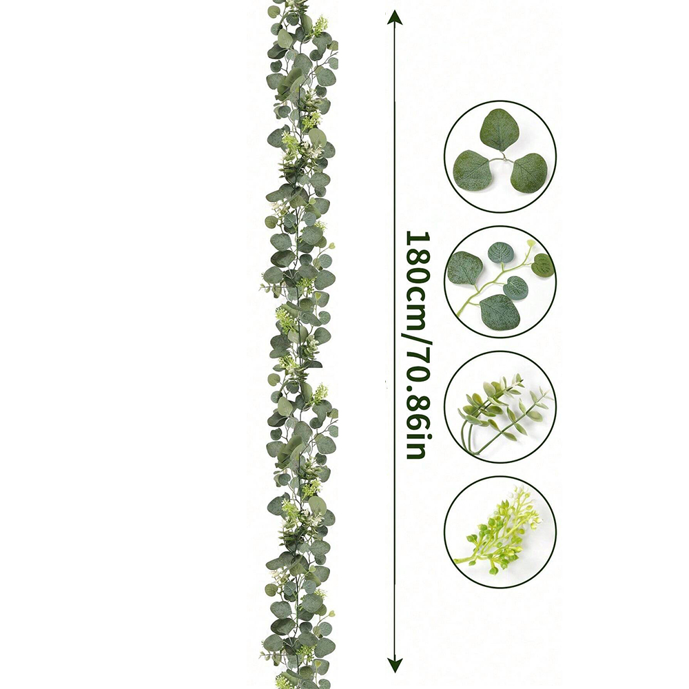Artificial Eucalyptus Garland  - Outdoor Furniture Sale のレビューと価格
