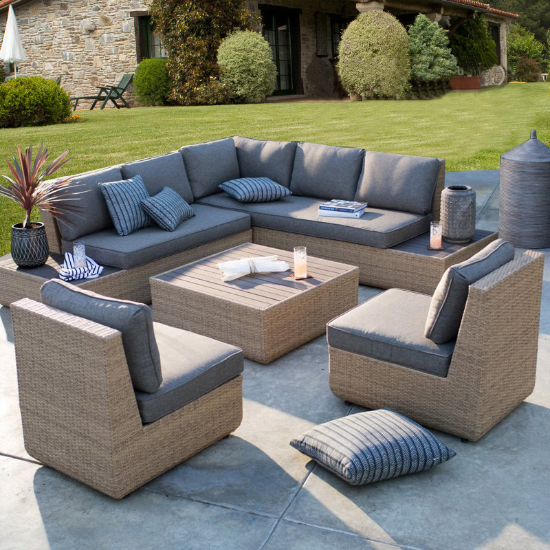 Outdoor Sofa Courtyard Rattan  - Outdoor Furniture Metal Chairs のレビューと価格