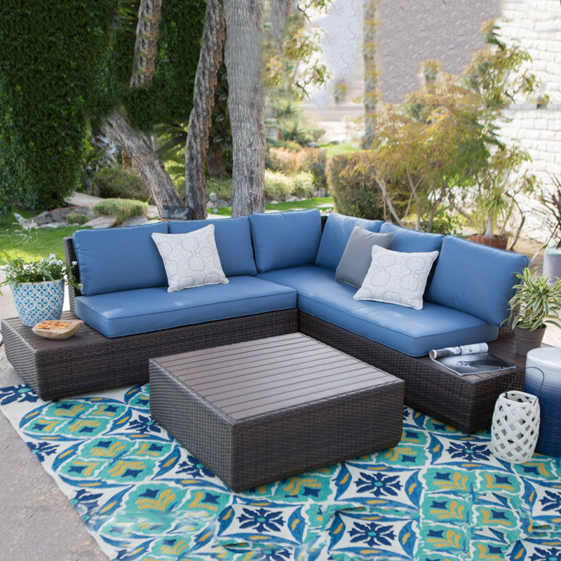 Outdoor Sofa Courtyard Rattan  - Outdoor Furniture Metal Chairs のレビューと価格