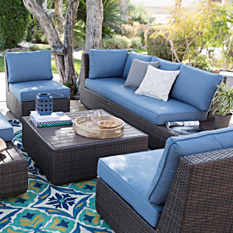 Outdoor Sofa Courtyard Rattan  - Outdoor Furniture Metal Chairs のレビューと価格