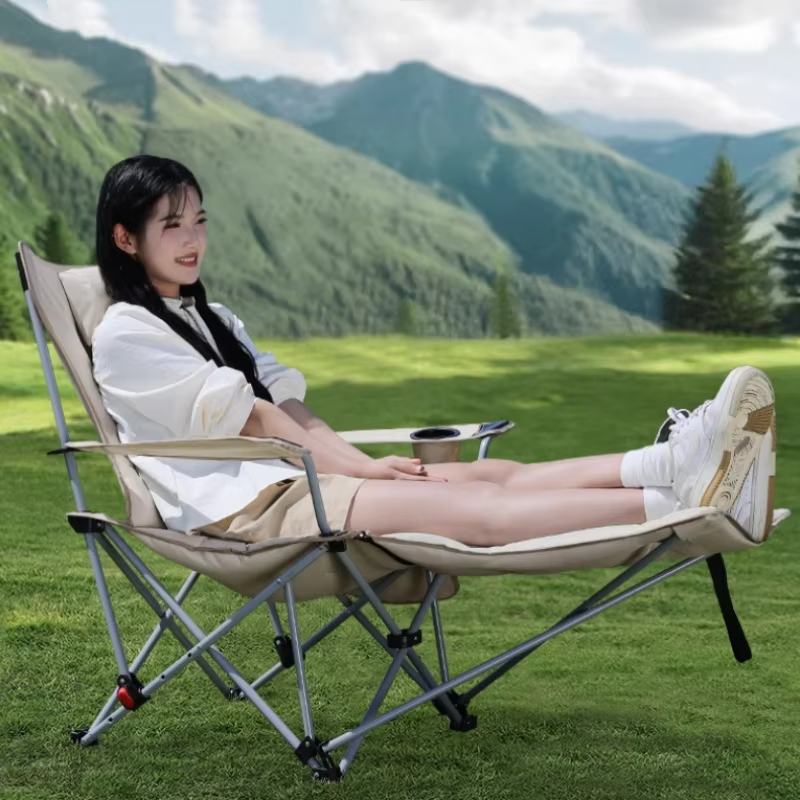 Folding Recliner Portable Camp - Outdoor Furniture Lounge Chair のレビューと価格
