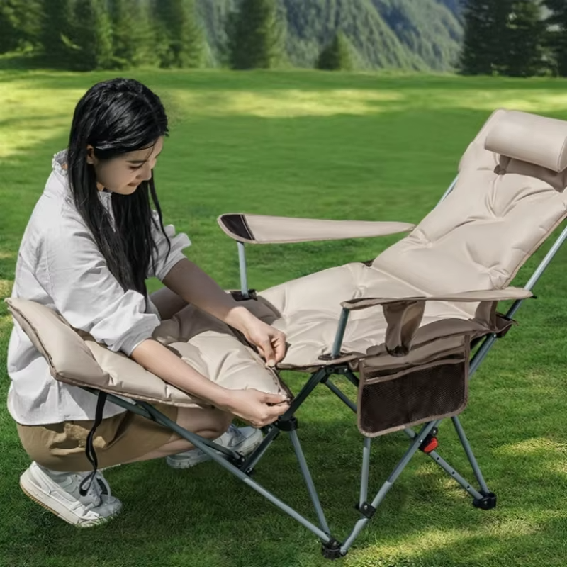Folding Recliner Portable Camp - Outdoor Furniture Lounge Chair のレビューと価格