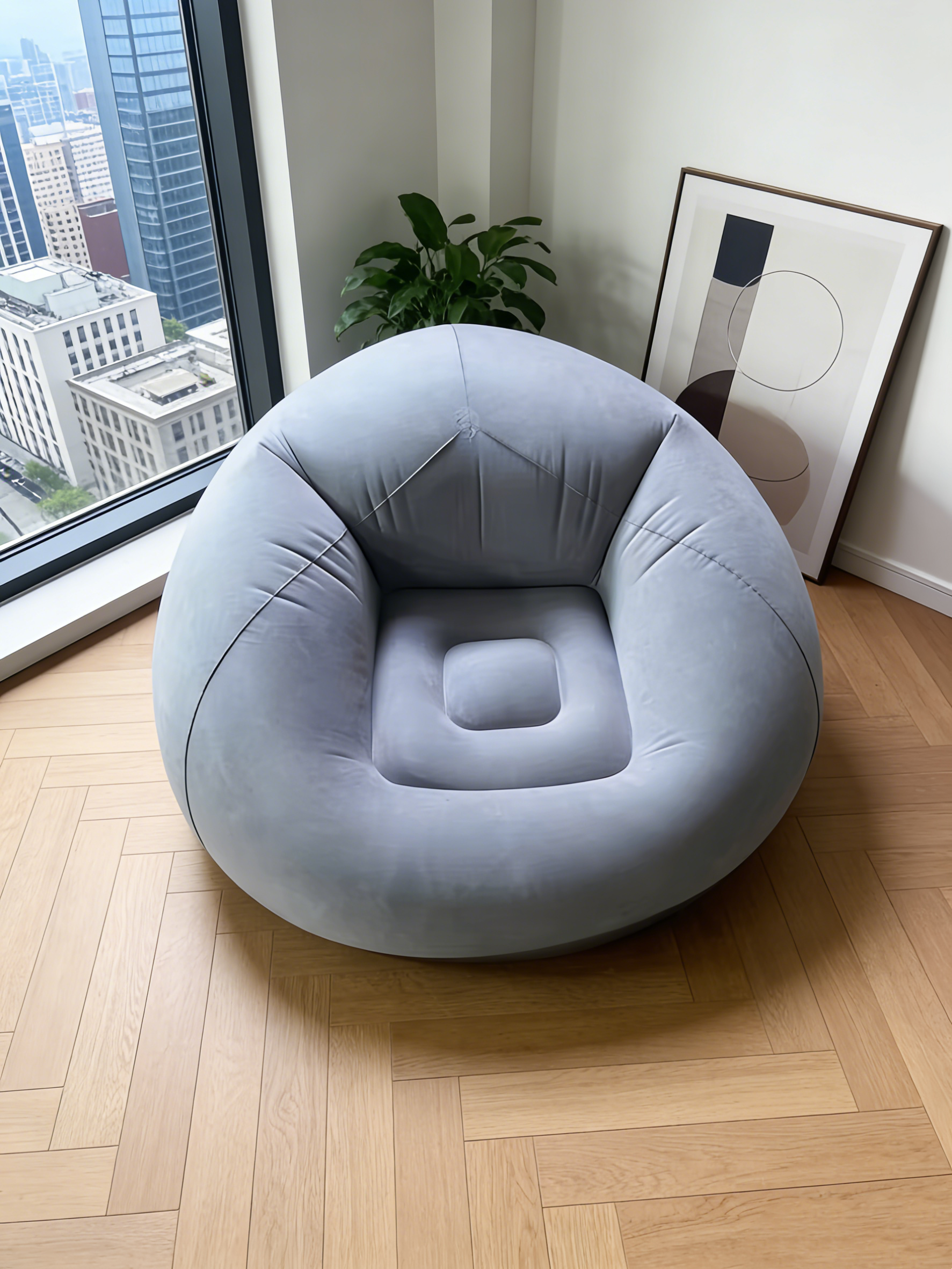Portable Inflatable Round Air  - Outdoor Furniture Lounge Chair のレビューと価格