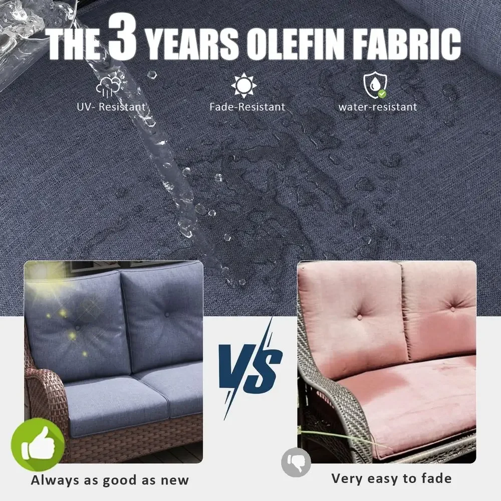3-Piece Outdoor Patio Furnitur - Outdoor Furniture Metal Chairs のレビューと価格