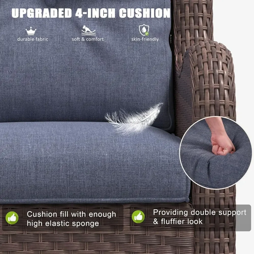 3-Piece Outdoor Patio Furnitur - Outdoor Furniture Metal Chairs のレビューと価格