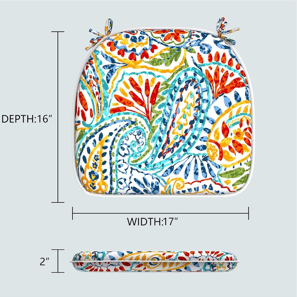 4 Pack Paisley Multi Indoor/Ou - Outdoor Furniture Metal Chairs のレビューと価格
