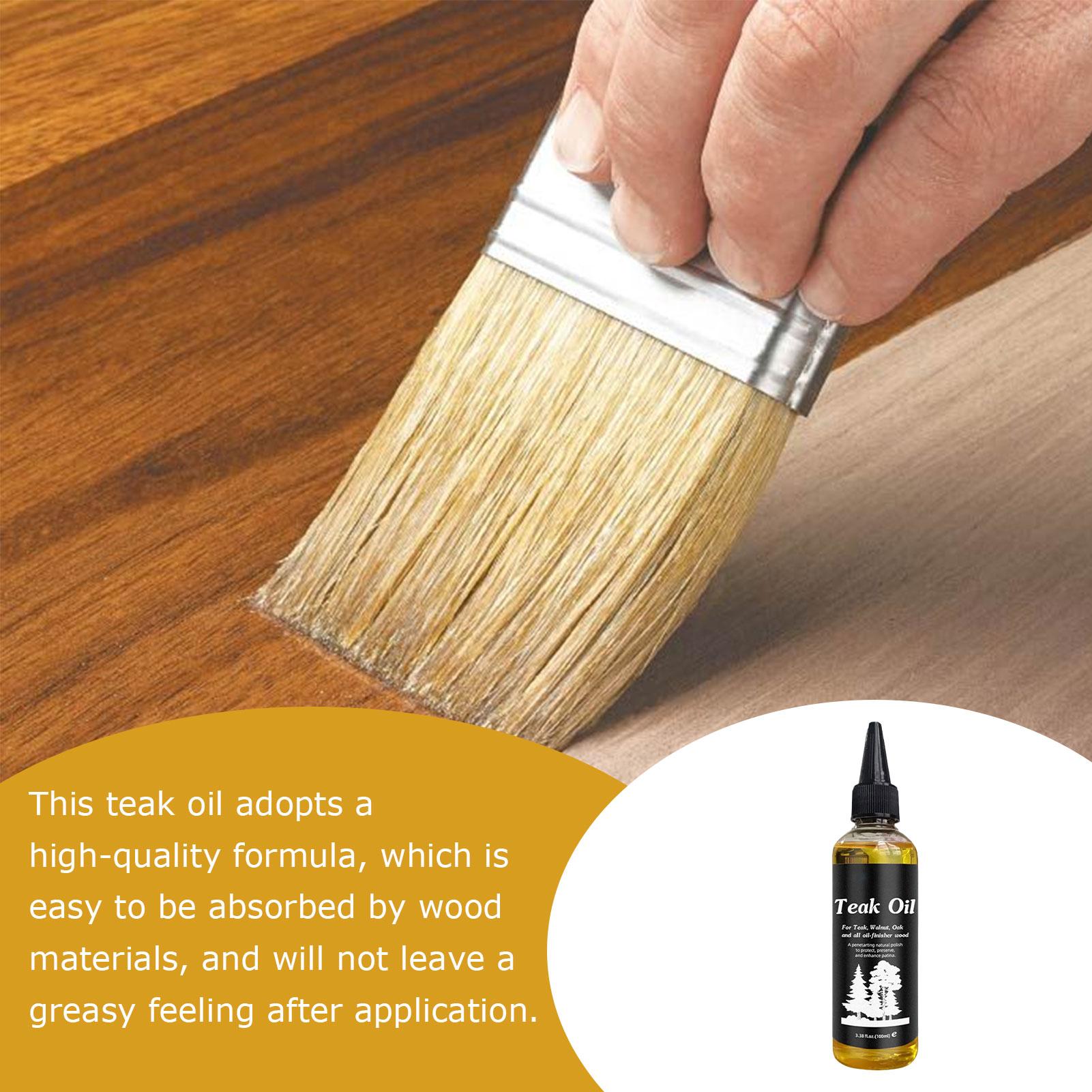 Teak Oil Wood Finish 100ml Fur - Outdoor Furniture Oil Teak のレビューと価格